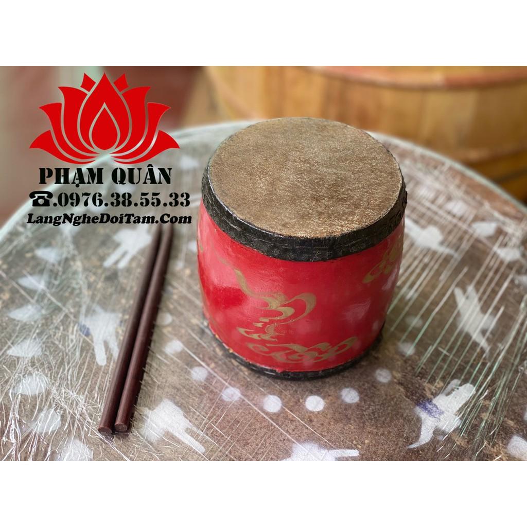 Trống đế cúng kèm dùi đường kính 16cm,18cm, trống lân mini