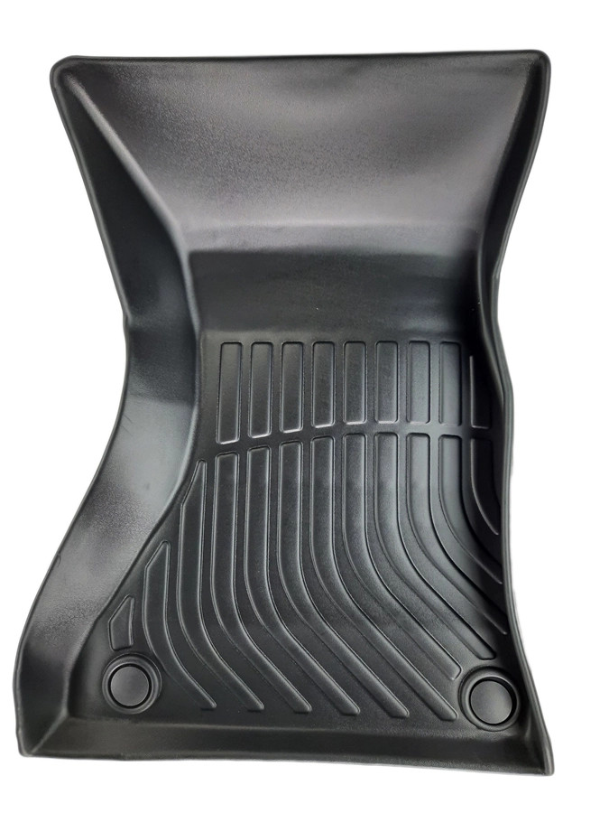 Thảm lót sàn xe ô tô Audi S4 2009-2016 Nhãn hiệu Macsim chất liệu nhựa TPE cao cấp màu đen
