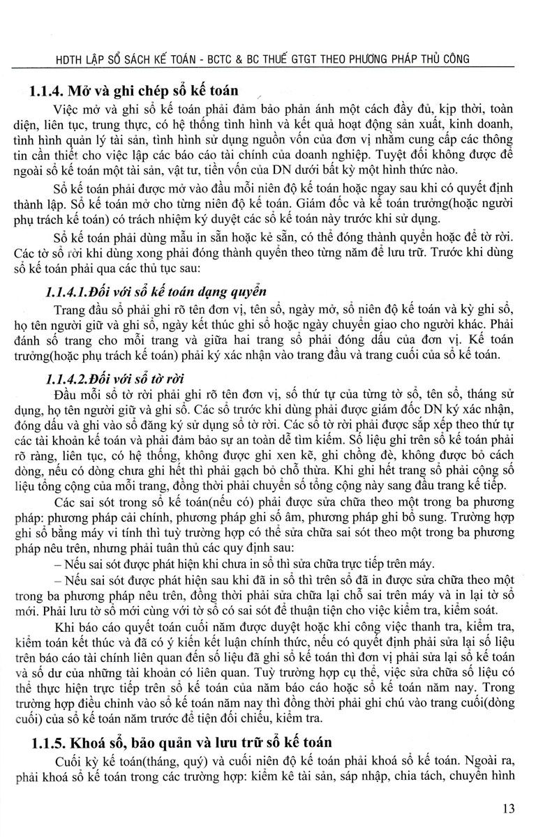 Hệ Thống Thông Tin Kế Toán - Báo Cáo Kế Toán Theo Phương Pháp Thủ Công - TS. Đặng Văn Sáng biên soạn