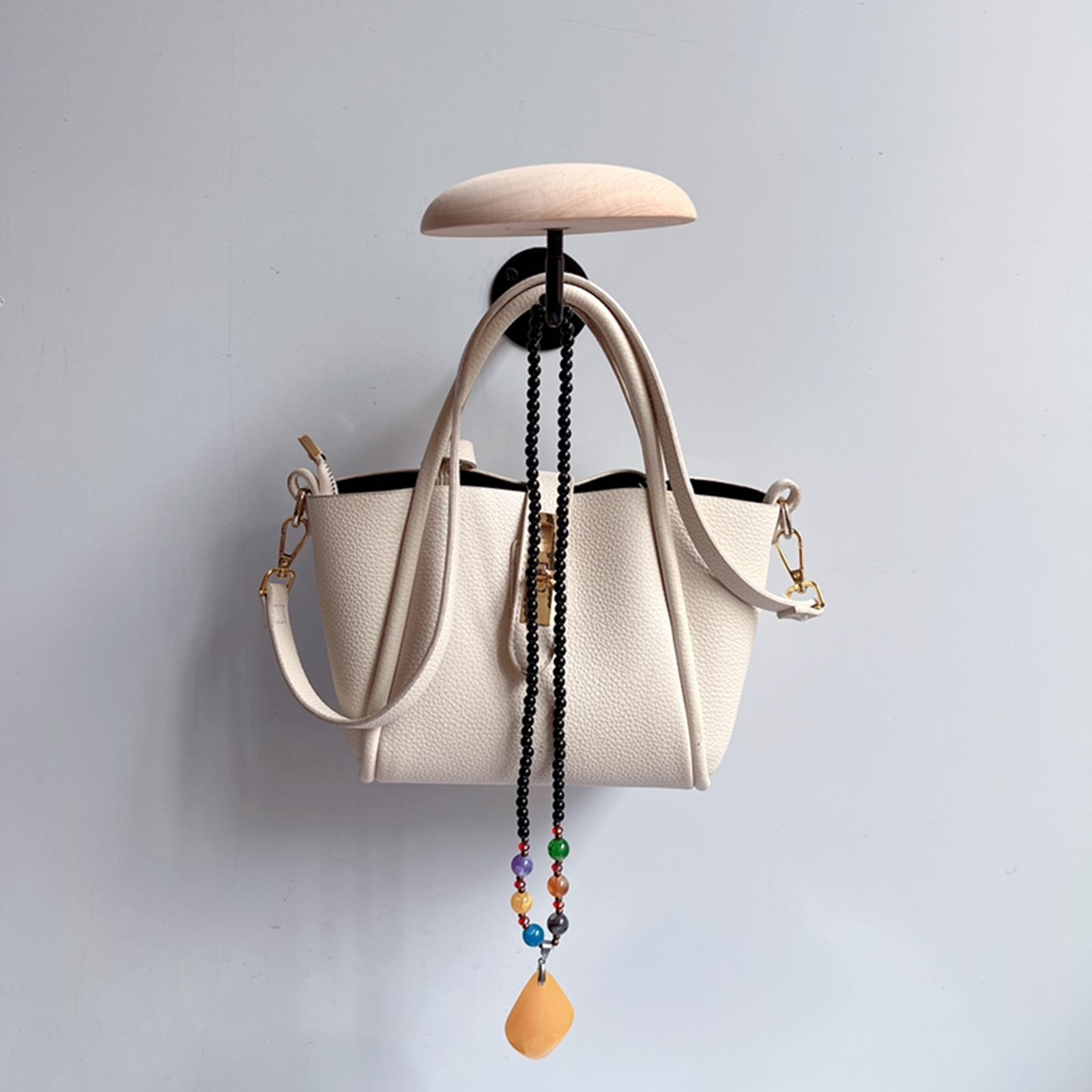 Wood Hat Rack Display Stand Hanger Holder Organizer Wall Mounted for