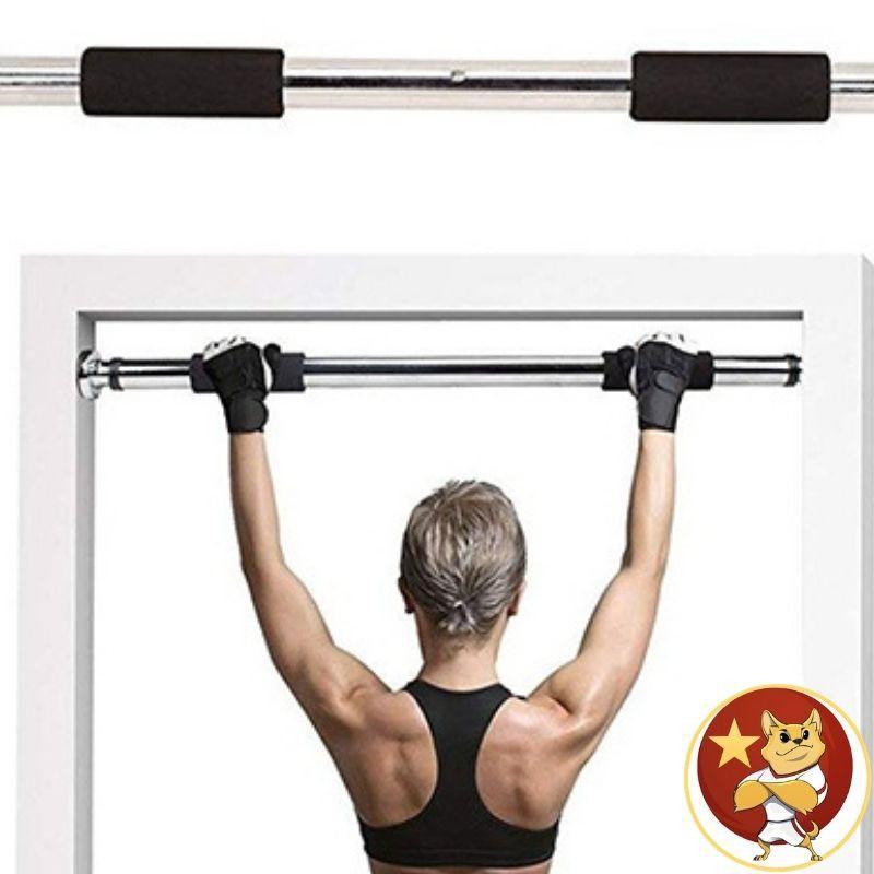 Xà Đơn Đa Năng Gắn Cửa Treo Tường Loại 60 - 100Cm Tập Thể Hình, Thể Dục Tại Nhà - Vận Chuyển Miễn Phí Toàn Quốc