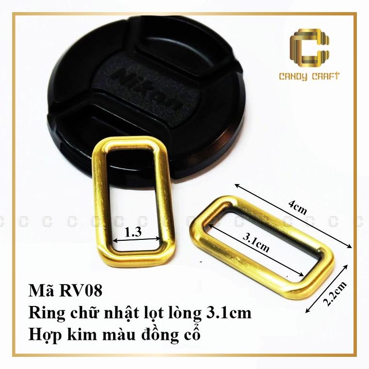 Khoen vuông (chữ nhật) màu đồng cổ