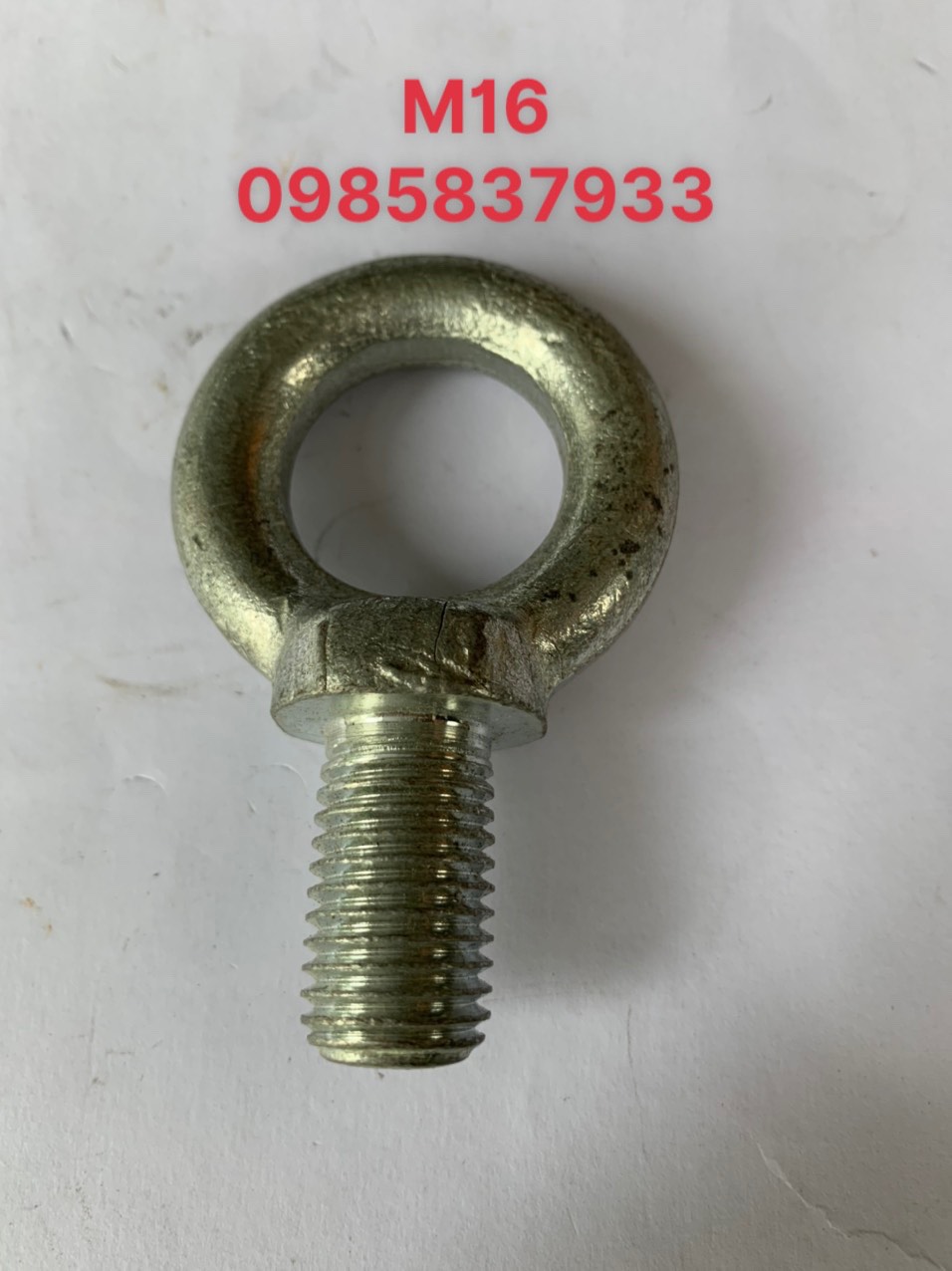 Bulong tai cẩu M16 dùng móc buộc cẩu kéo an toàn hiệu quả dễ sử dụng thao thác đơn giản tuổi thọ cao
