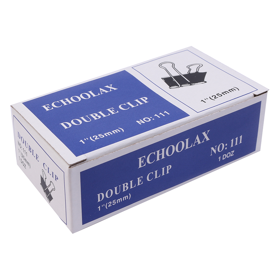 Bộ 3 Hộp Kẹp Bướm Echo - Đen