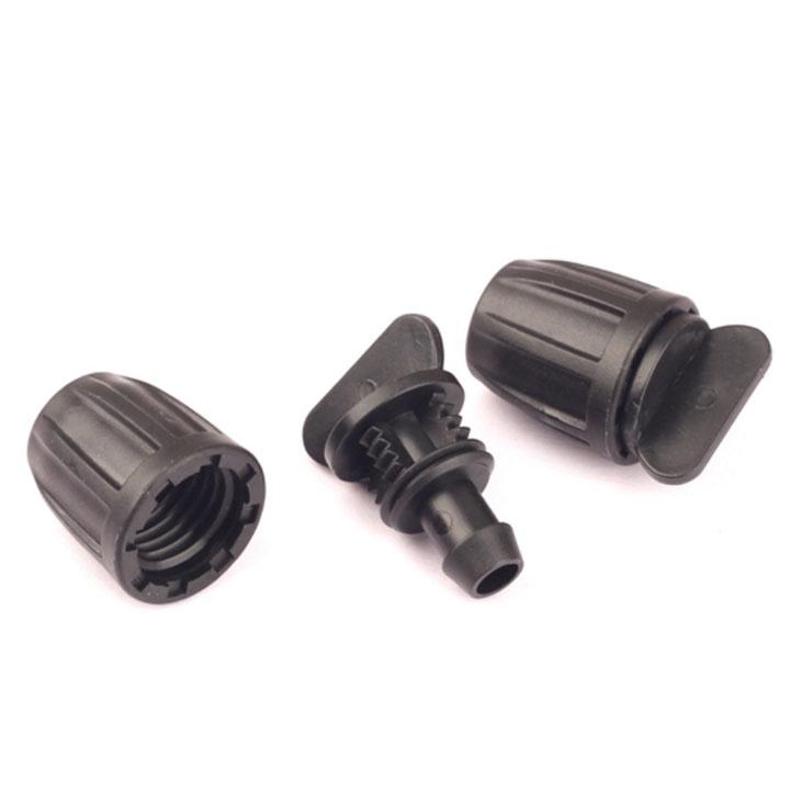05 Bịt Đầu Ống PE, LDPE, HDPE, PVC 8/11mm Có Đai Siết