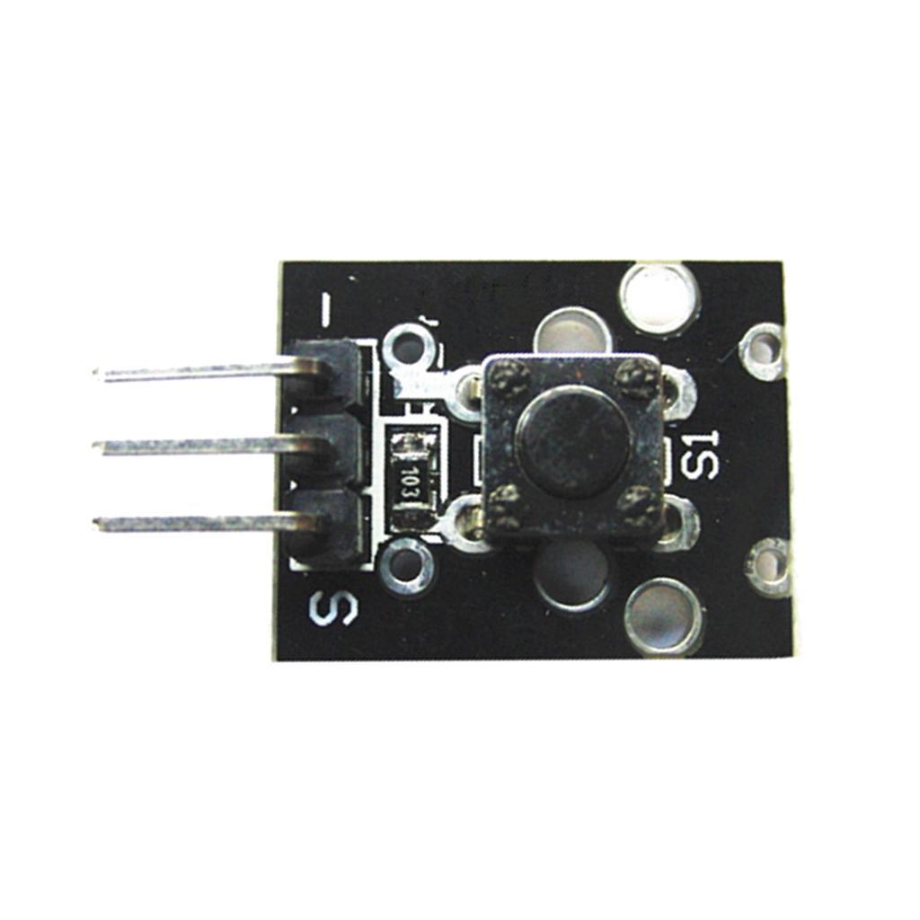 3Pcs KY-004 Tactile Switch 3 Pins Breakout Board Module Compatible