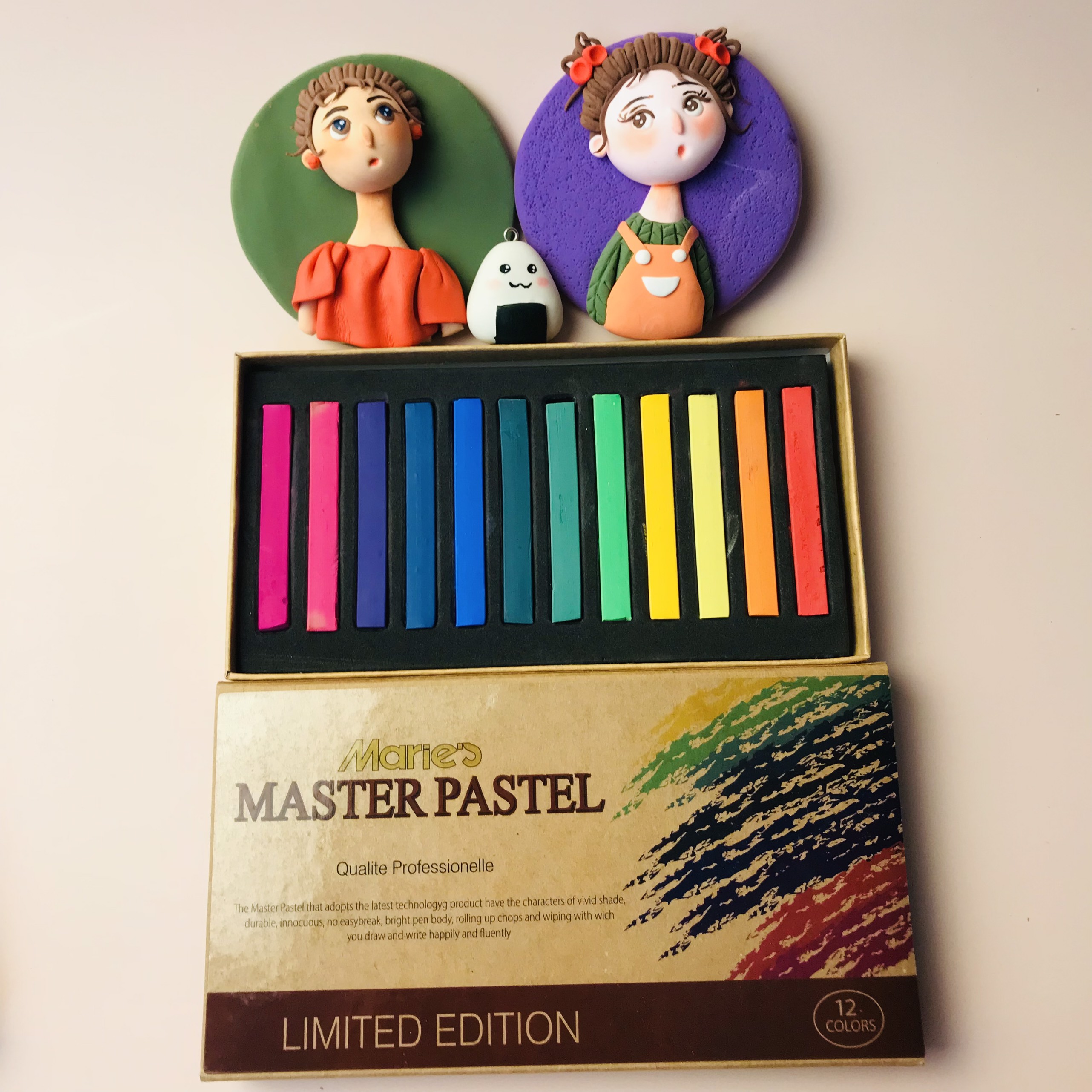 PHẤN TIÊN MARIE'S MASTER PASTEL 12 Màu - Phấn tô má hồng đất sét