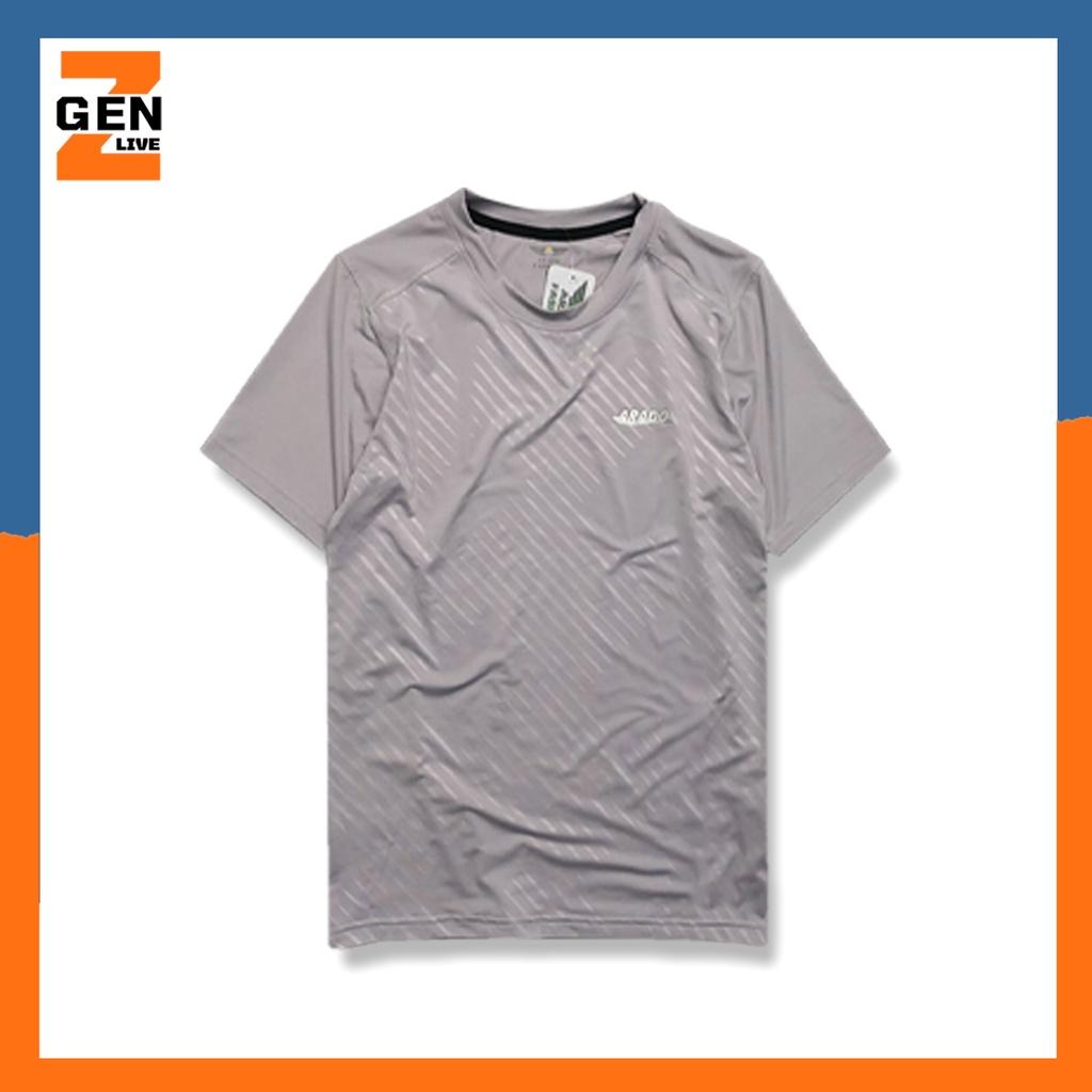 Áo thun thể thao nam phối sọc chéo màu trơn thời trang cao cấp - LZ FASHION - TY001