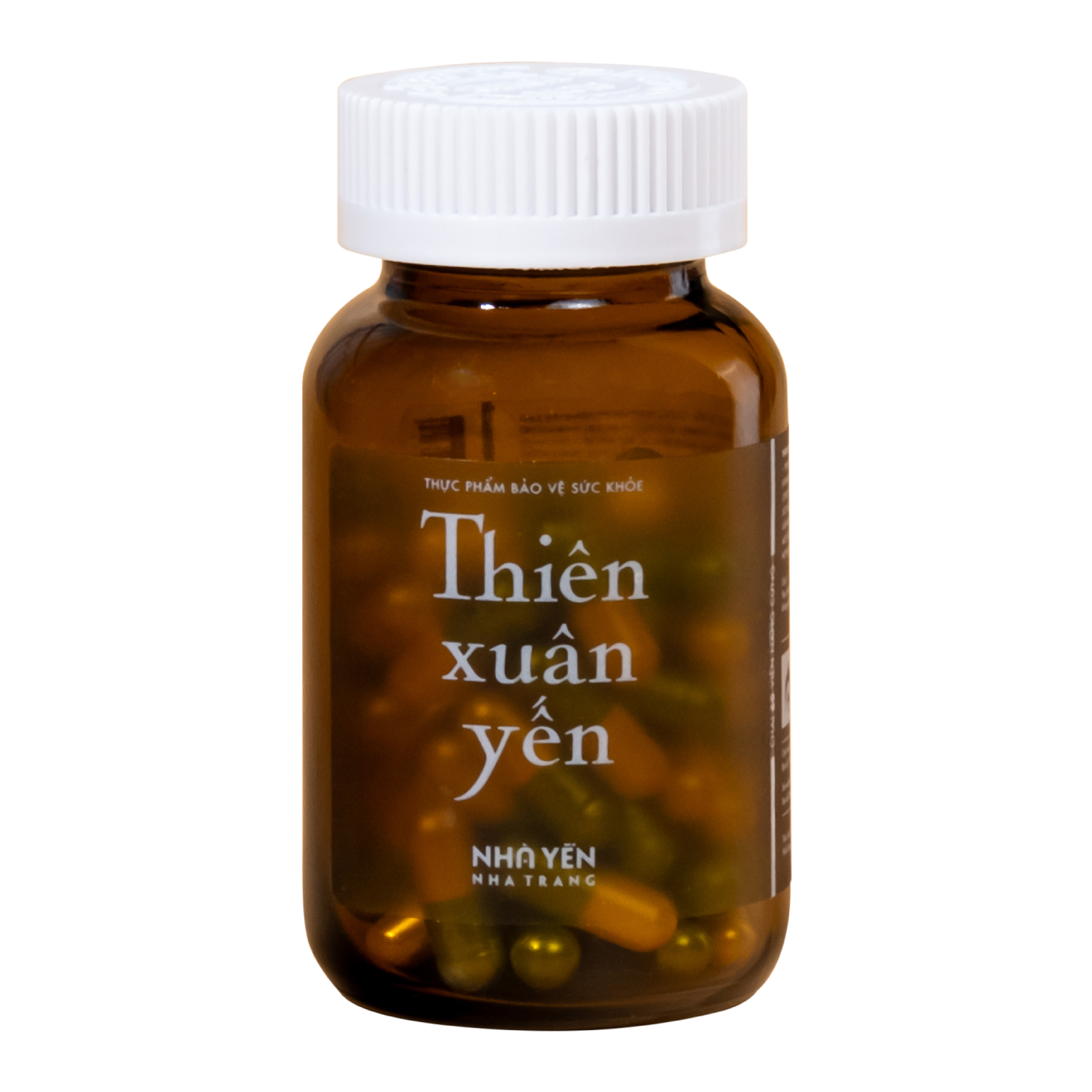 Thiên Xuân Yến - Hộp 60 Viên - Viên Nang Cứng - Nhà Yến Nha Trang - Thương Hiệu Uy Tín - Đặc Sản Nha Trang
