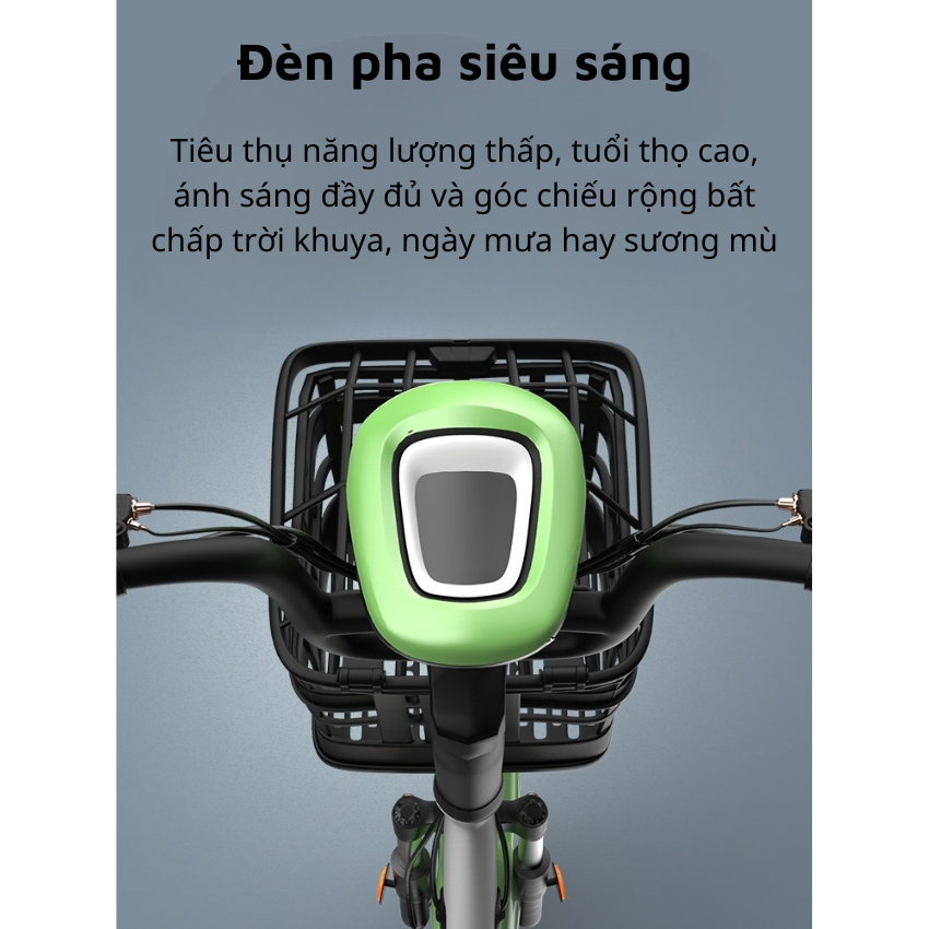 Xe Đạp Điện Premi Pin Lithium 12Ah , Tốc Độ Đến 25Km/h, Xe Đạp Điện Mẫu Mới