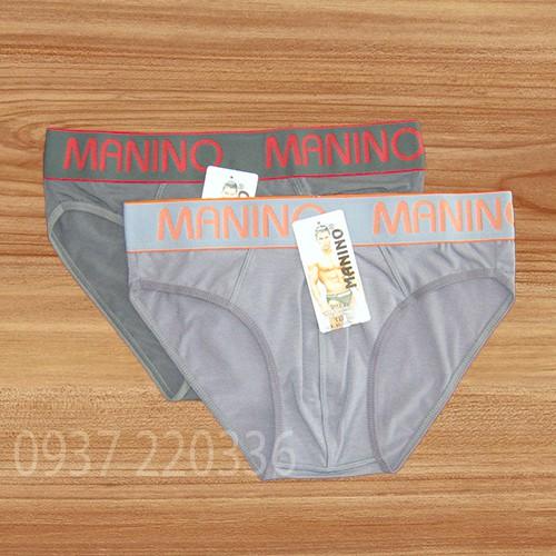 Quần lót nam Cotton 4 chiều cao cấp, lưng chữ BẢNG LỚN - mặc êm và mát - 1xManino203 - M