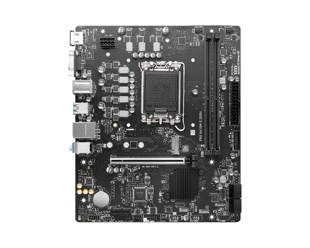 Mainboard MSI PRO H610M-E DDR4 ( Chipset H610/LGA1700/M-ATX ) - Hàng Chính Hãng