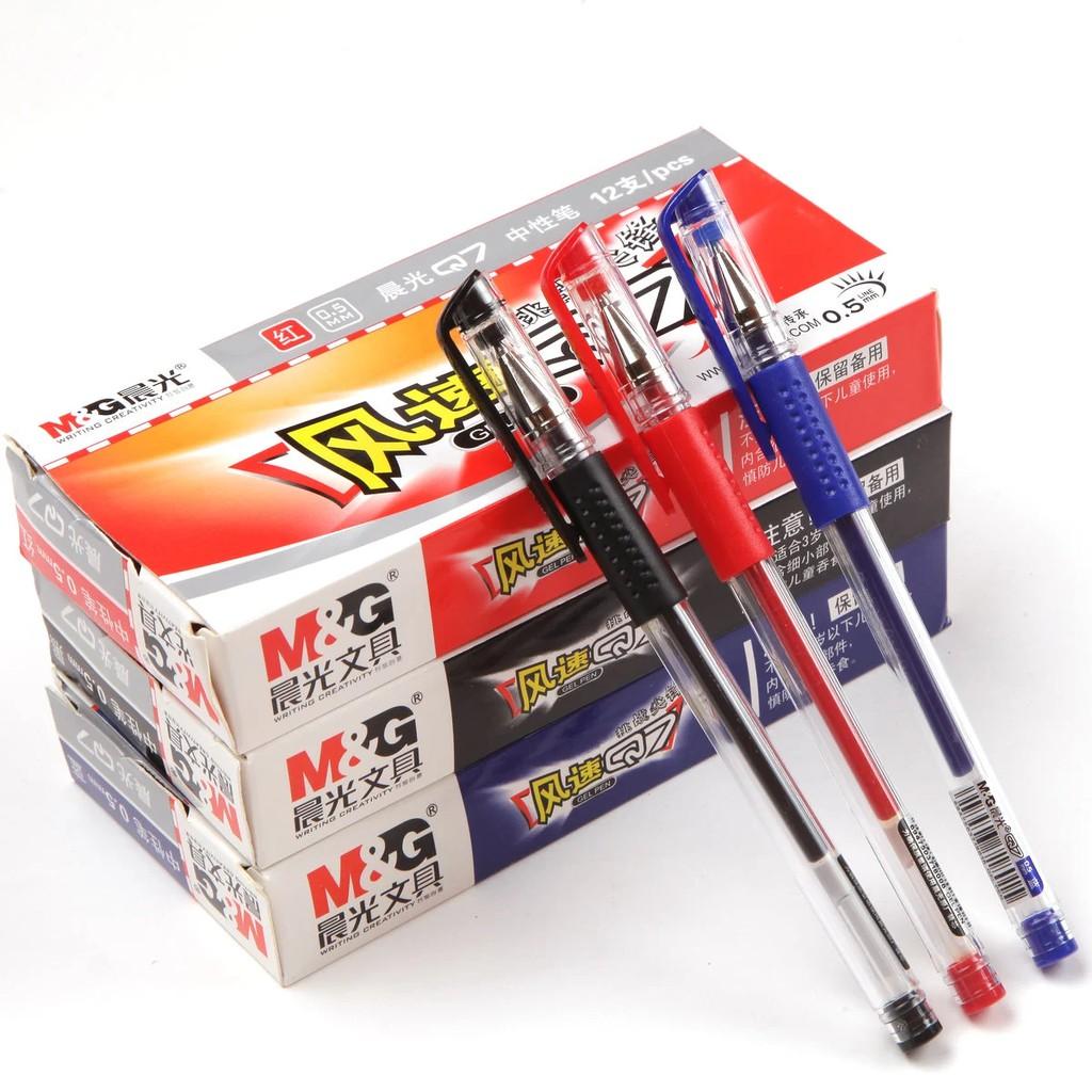 Bút Nước M&amp;G Q7 0.05mm (Hộp 12 Chiếc