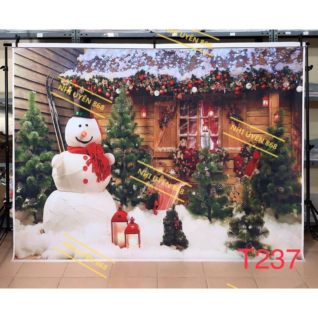Thảm vải chụp ảnh / Thảm vải treo tường / Tranh vải decor chủ đề giáng sinh/ Noel