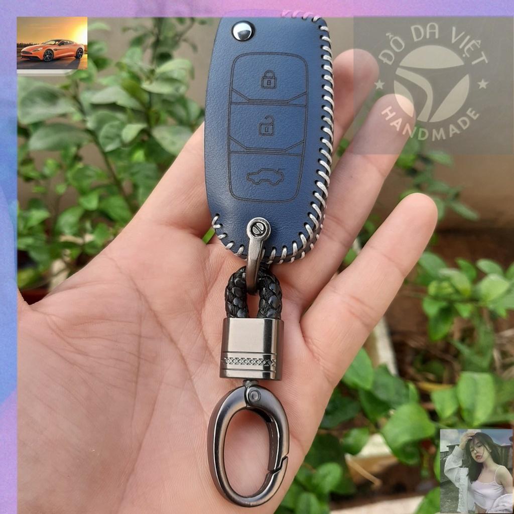 Bao da chìa khóa chìa độ Toyota, chìa như hình da thật bảo hành 2 năm