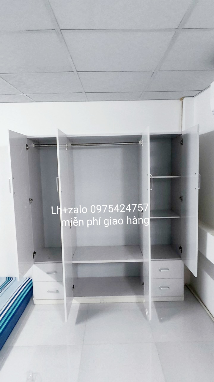 Tủ nhựa đài loan 4 cánh freeship