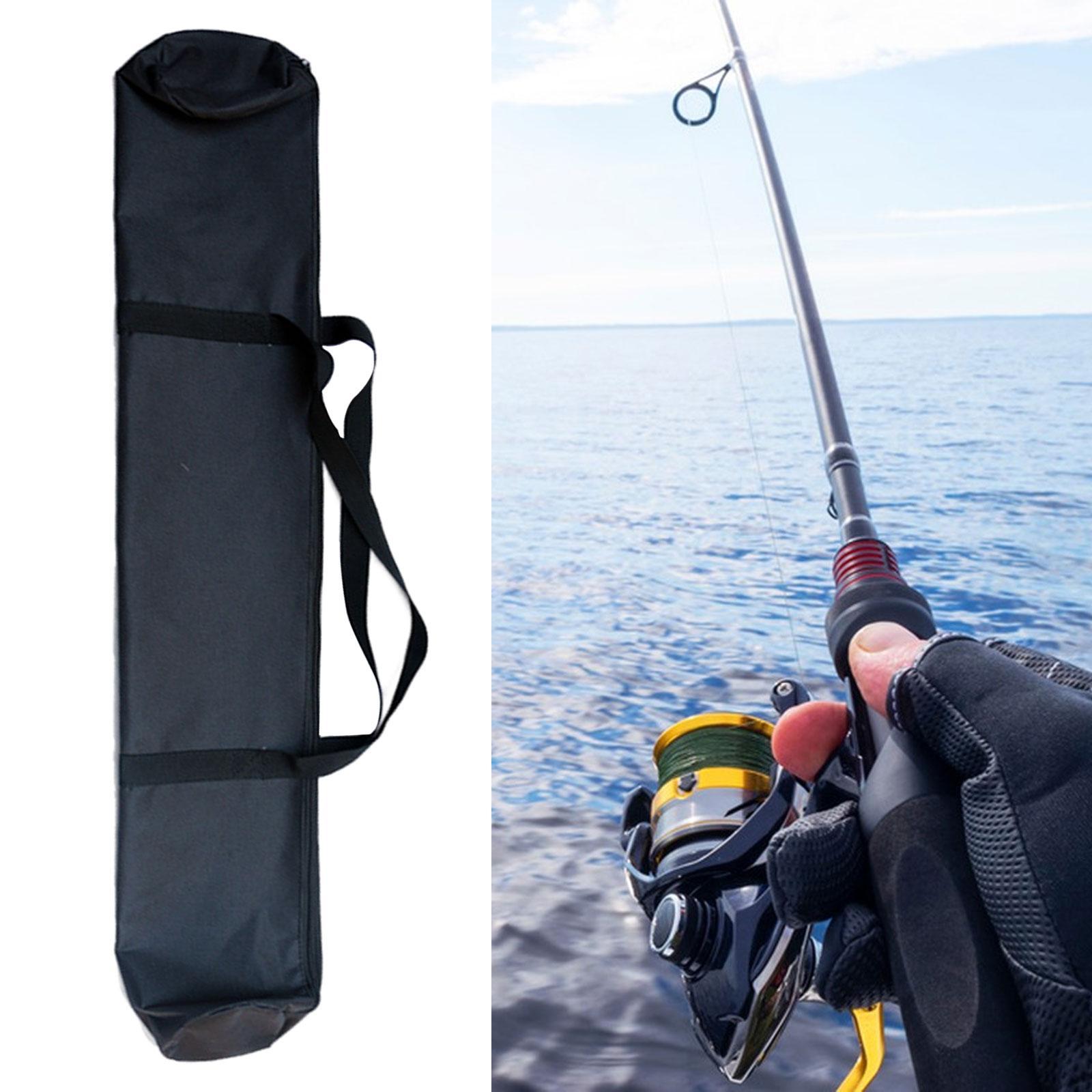 Oxford Cloth Fishing Rod Storage Bag with Zipper Fishing Rod Tool Storage Bag Outdoor Activities Fishing