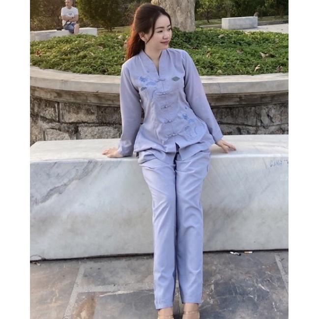 Đồ Lam Đi Chùa # Bà Lai Tim