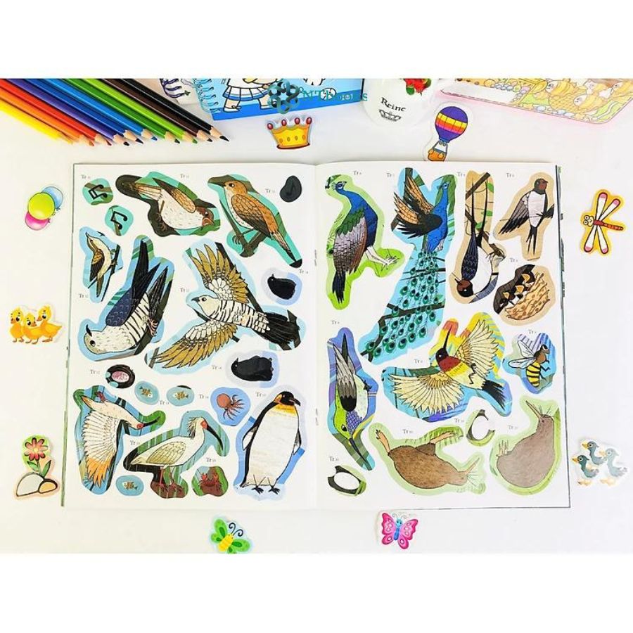 Combo 5 cuốn sách Sticker Bước Vào Thế Giới Thiên Nhiên Kỳ Thú Tập 2