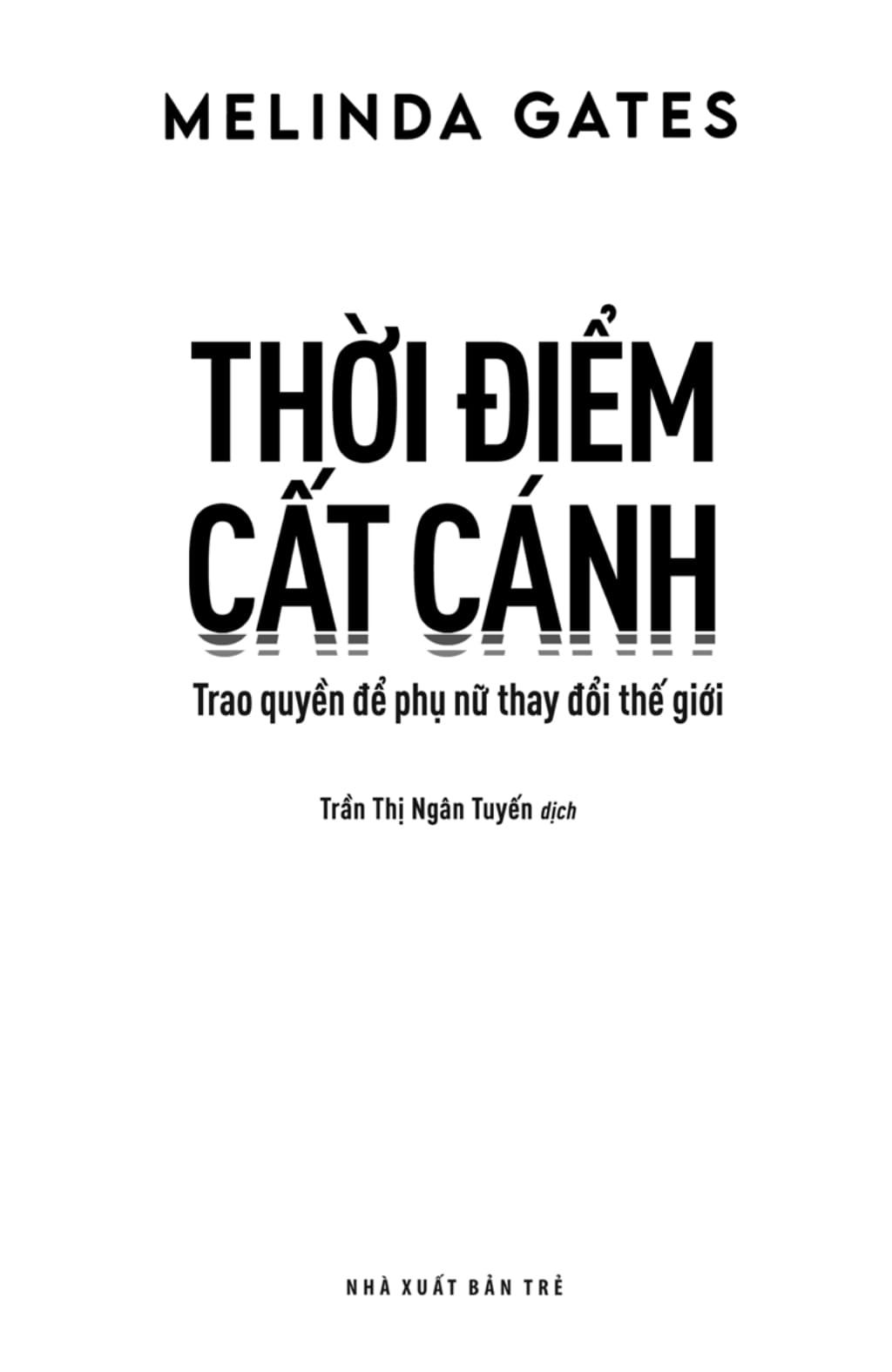Thời Điểm Cất Cánh - Trao Quyền Để Phụ Nữ Thay Đổi Thế Giới - The Moment Of Lift