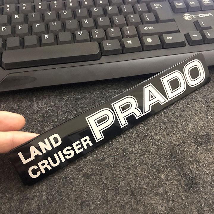 Tem Logo Chữ Nổi Land Cruiser Prado Dán Đuôi Xe giá tốt kèm ảnh thật