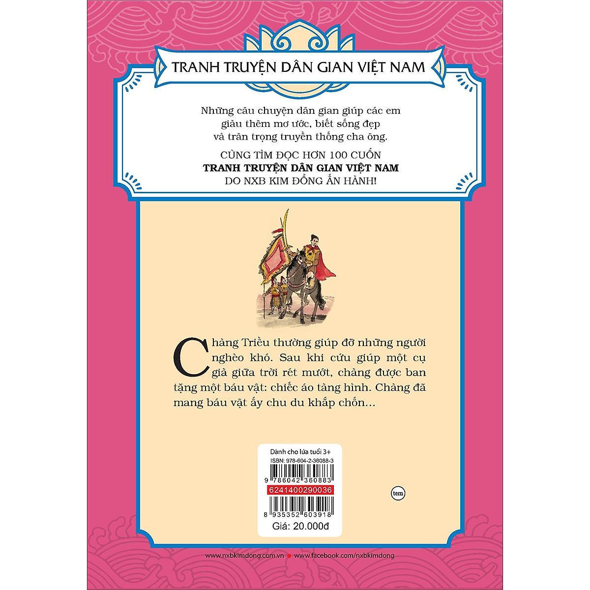 Sách - Chiếc Áo Tàng Hình - Tranh Truyện Dân Gian Việt Nam - NXB Kim Đồng
