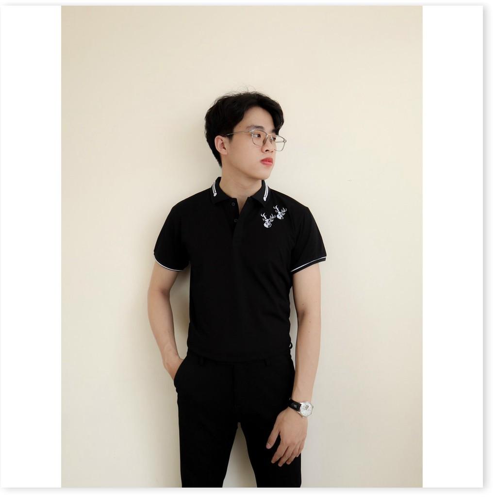 Áo thun cổ trụ ngắn tay đẳng cấp lịch lãm KME FASHION