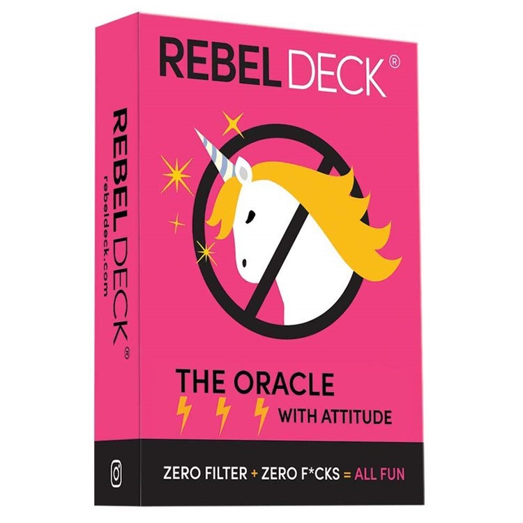 Bộ Bài Tarot Bói REBEL DECK - The Oracle with Attitude - Oracle Deck Siêu Hot