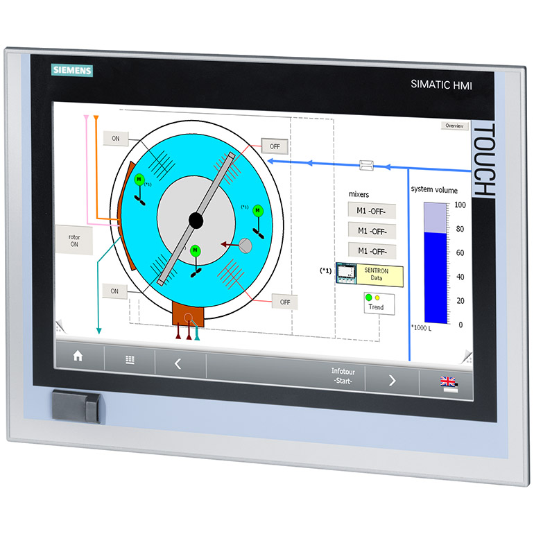 Máy tính công nghiệp SIMATIC IPC277E 15” Touch, Celeron N2807, 2GB RAM, 240GB SSD SIEMENS 6AV7882-0DA10-0CA0 - Hàng chính hãng