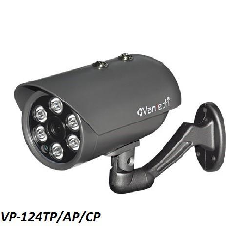 Camera TVI | AHD | CVI hồng ngoại 2.0 Megapixel VANTECH VP-124TP / VP-124AP / VP-124CP - HÀNG CHÍNH HÃNG