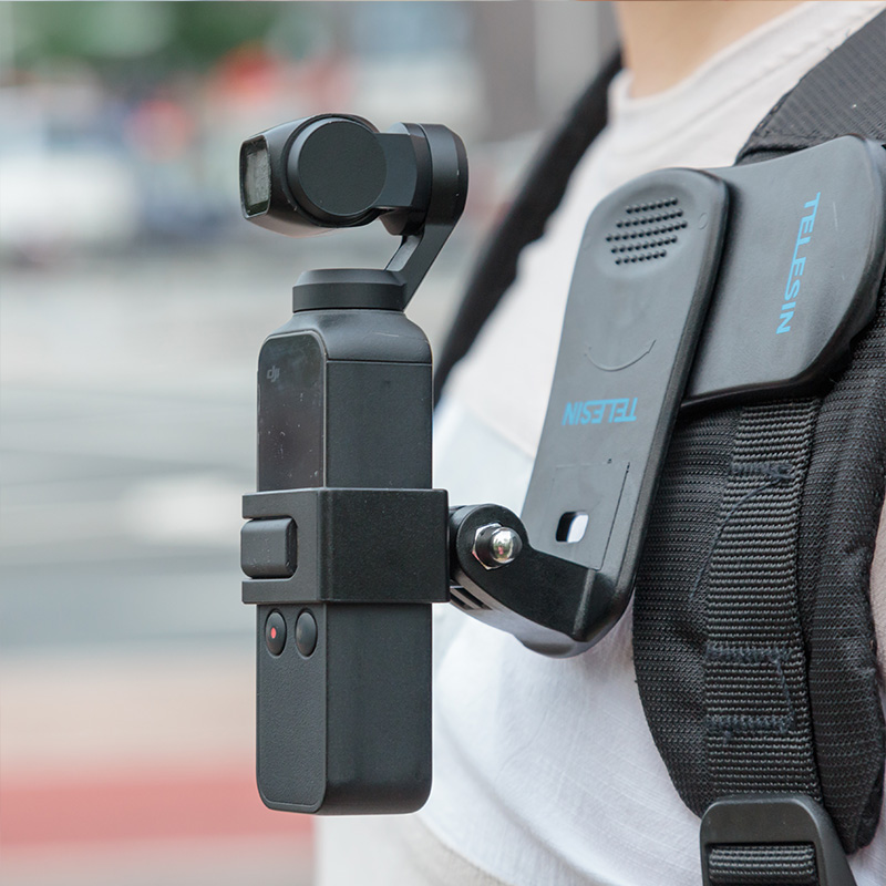 Kẹp dây Balo gắn GoPro 9 / 8 / 7 / 6 / Action cam Telesin Phụ kiện không bao gồm máy quay phim