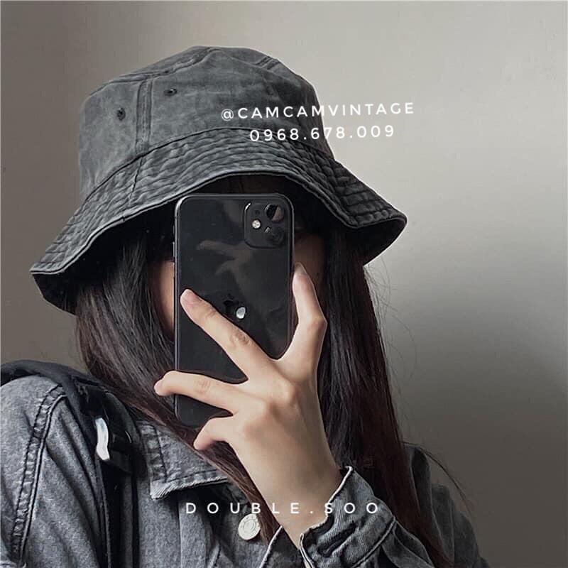 MŨ BUCKET DENIM NÓN BUCKET BÒ JEANS