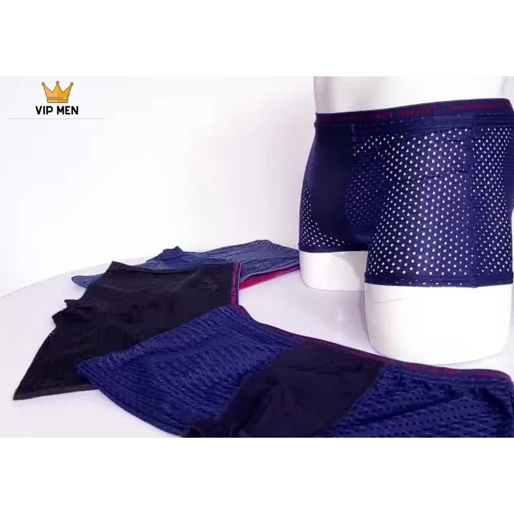 Combo sịp lưới tam giác nam, sịp chéo thông hơi vải cotton cao cấp, lưới lỗ to, sịp nam tam giác