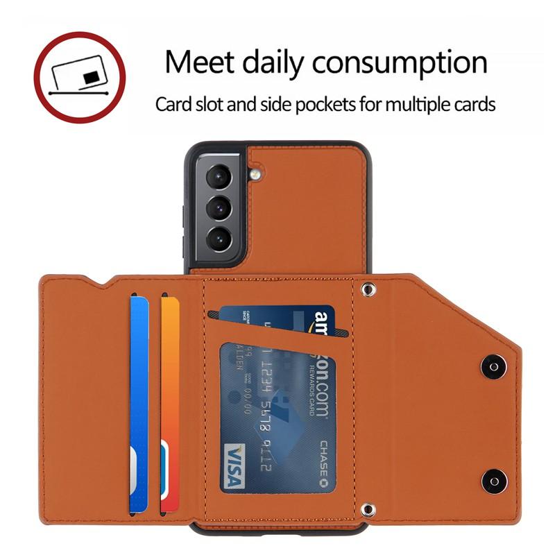 Ốp điện thoại mặt da PU cho Samsung Galaxy S20 Plus S20+ S20 Ultra S20 FE S21+ S21 Plus S21 Ultra Note20 Ultra 5G