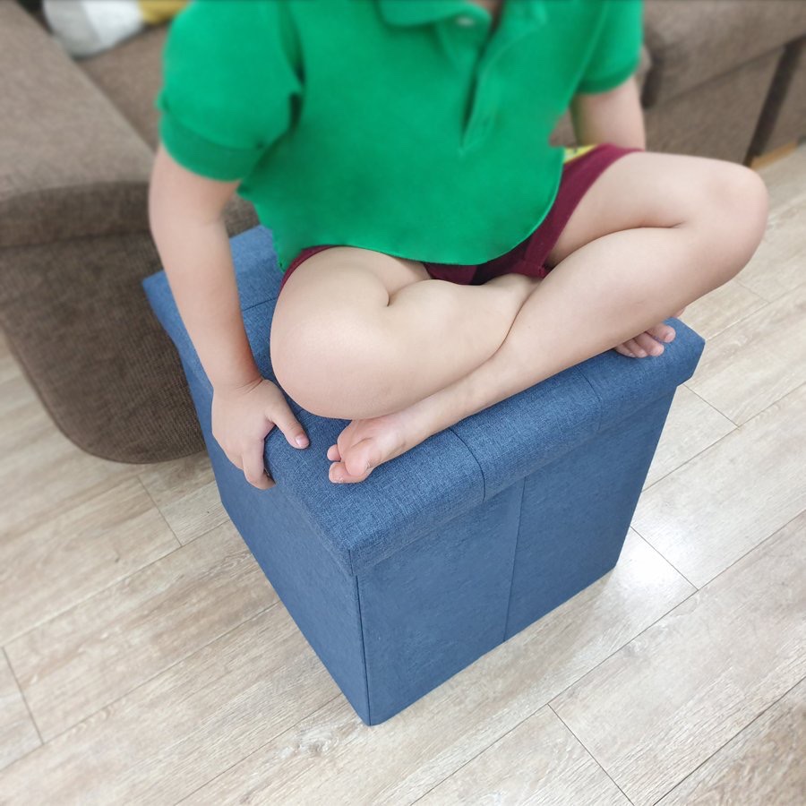 Đôn Ghế Sofa Kiêm Hộp Đựng Đồ Hàng Việt Nam chất vải Oxford 600D cao cấp Kích Thước 36x36xcao 40cm