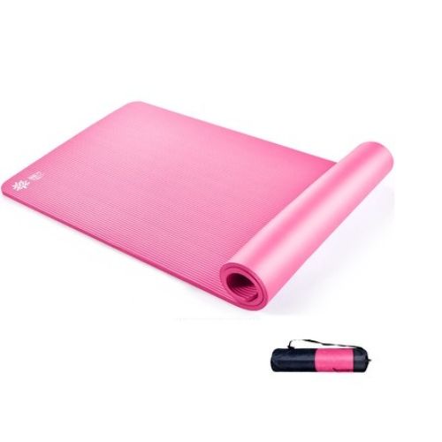 Thảm tập Yoga định tuyến TPE dày 10mm êm ái - Tặng kèm túi đựng