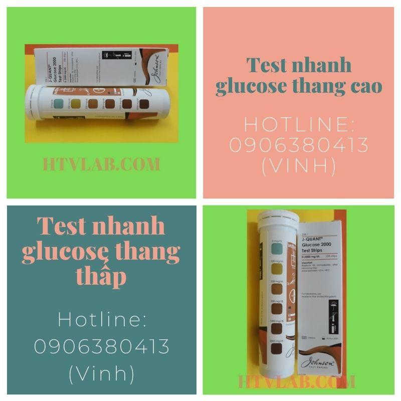 Giấy thử nhanh chỉ tiêu glucose