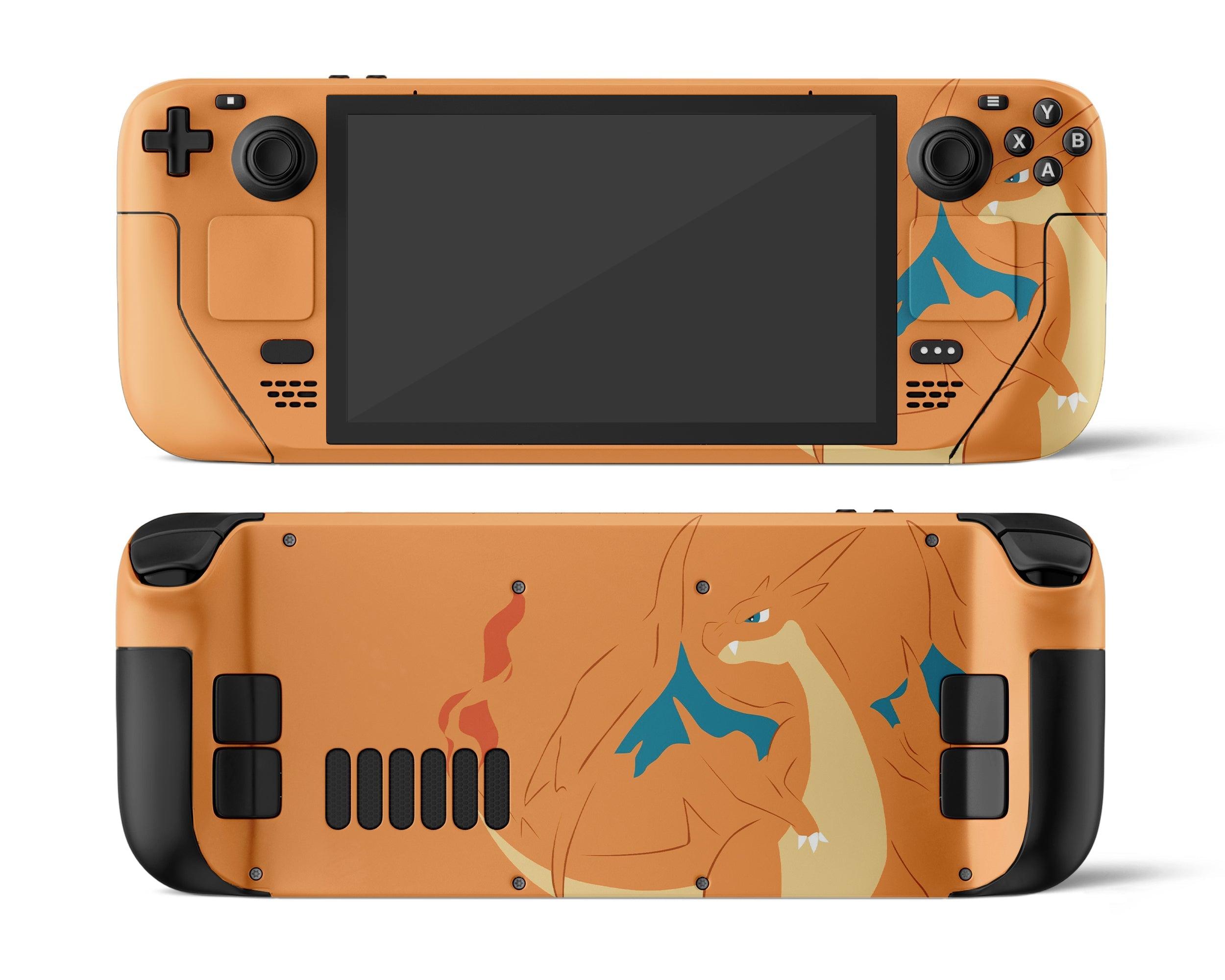 Skin dán Steam Deck mẫu Pokemon Charizard Minimalist (Đã cắt sẵn chi tiết, dễ dán)