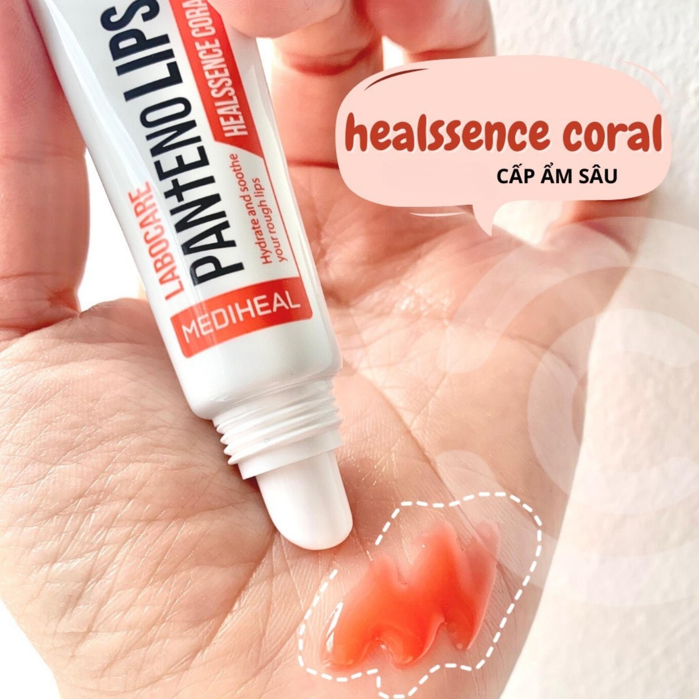 Son Dưỡng Môi Mediheal Labocare Pantenolips Healssence Coral Ban Đêm (Cam) 10ml