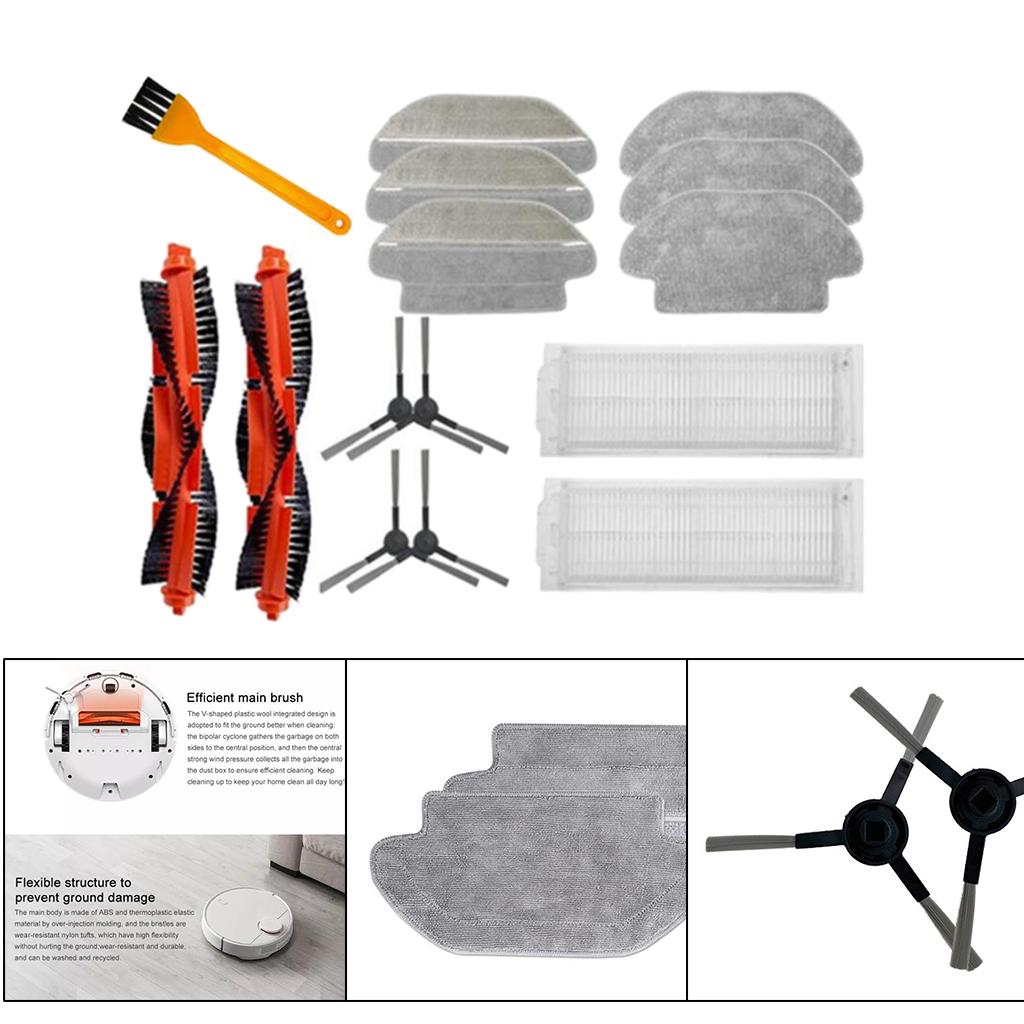 Robot Floor Sweeper Vacuum Cleaner Replace Accessories Kit for  STYJ02YM Series