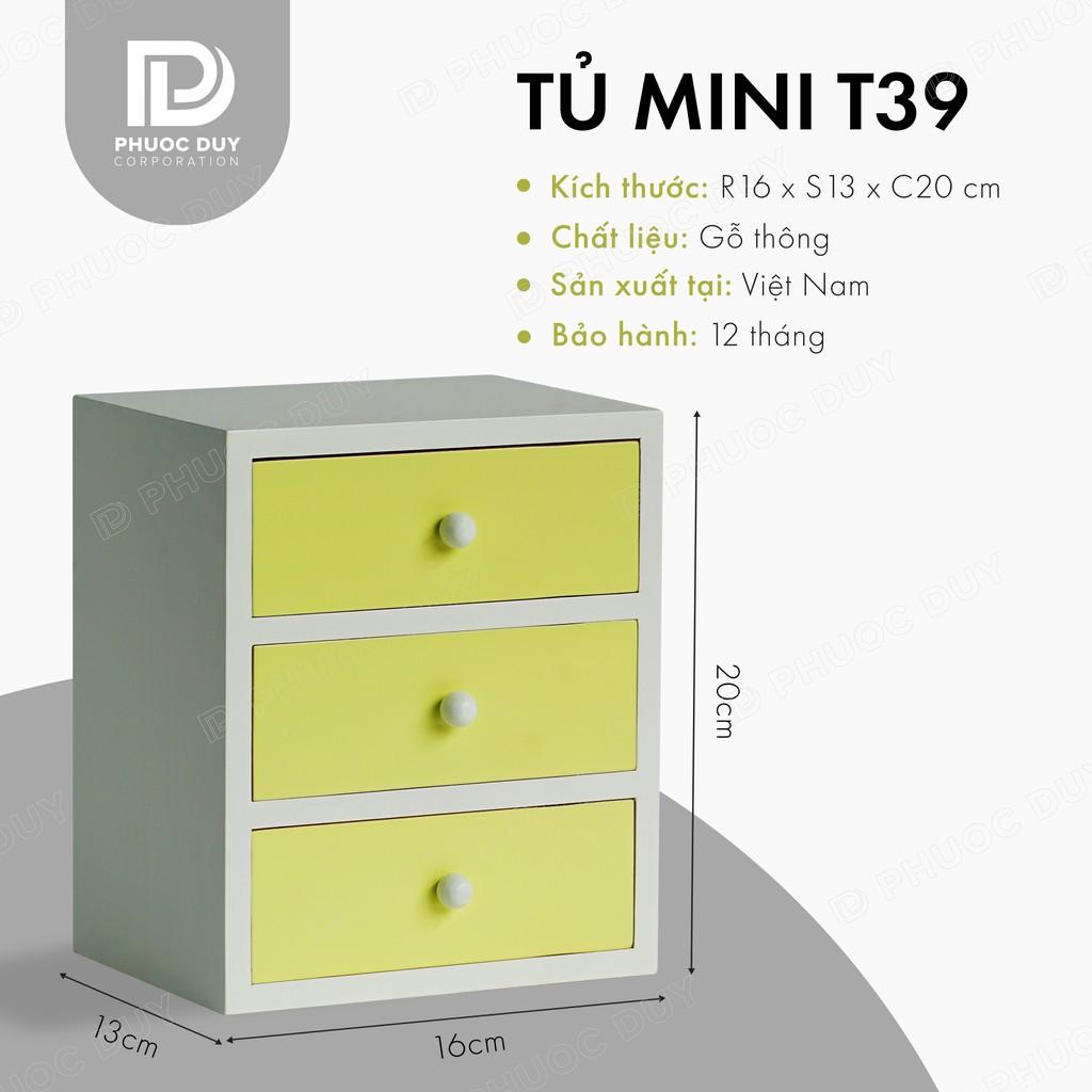 Tủ mini để bàn đa năng - Tủ nữ trang mỹ phẩm T39