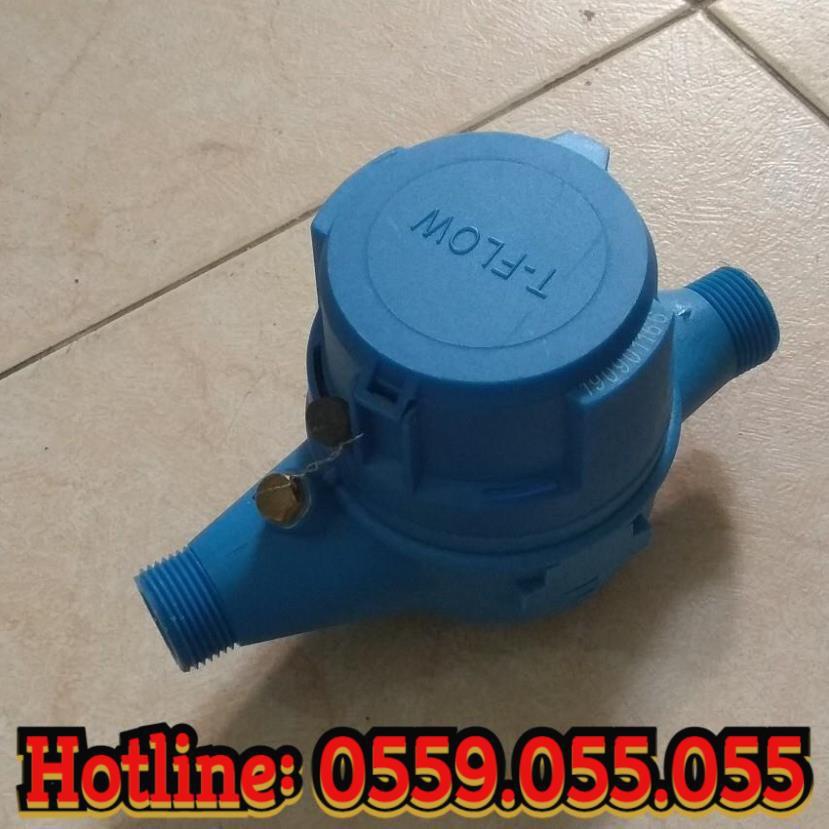 Đồng hồ nước 21 DN15 T-FLOW thân nhựa