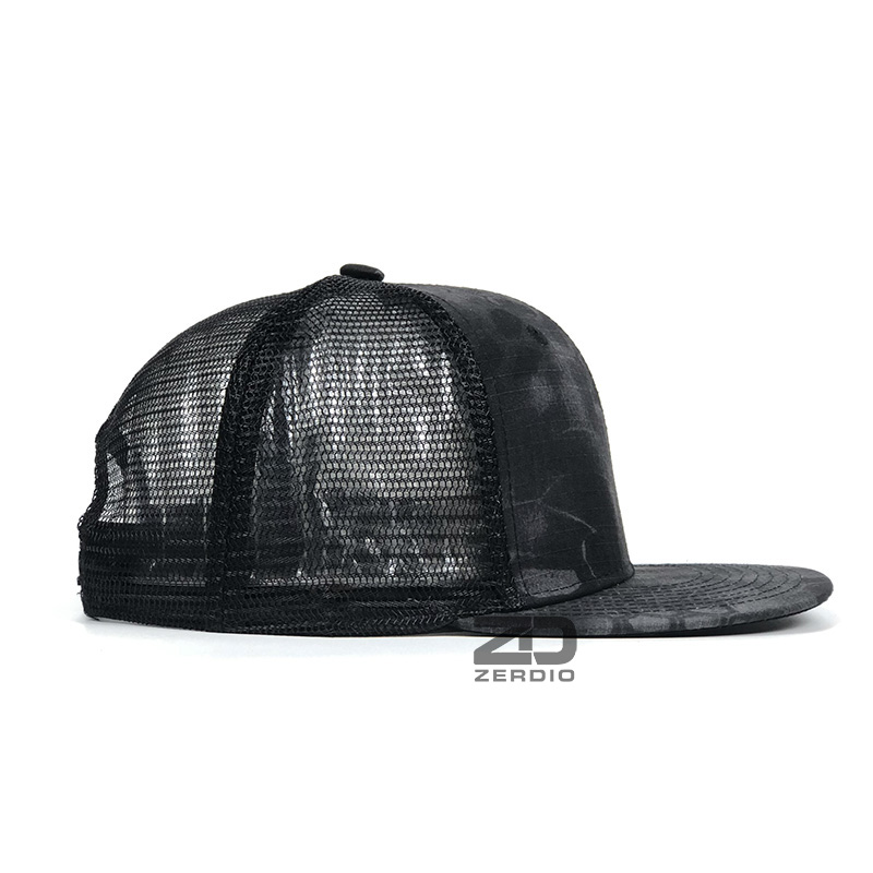 Mũ lưỡi trai hiphop, mũ snapback nam nữ phối lưới họa tiết cực chất - SN85