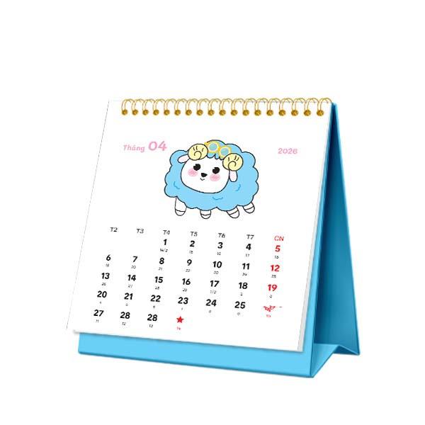 Lịch Bàn Mini - 12 Cung Hoàng Đạo