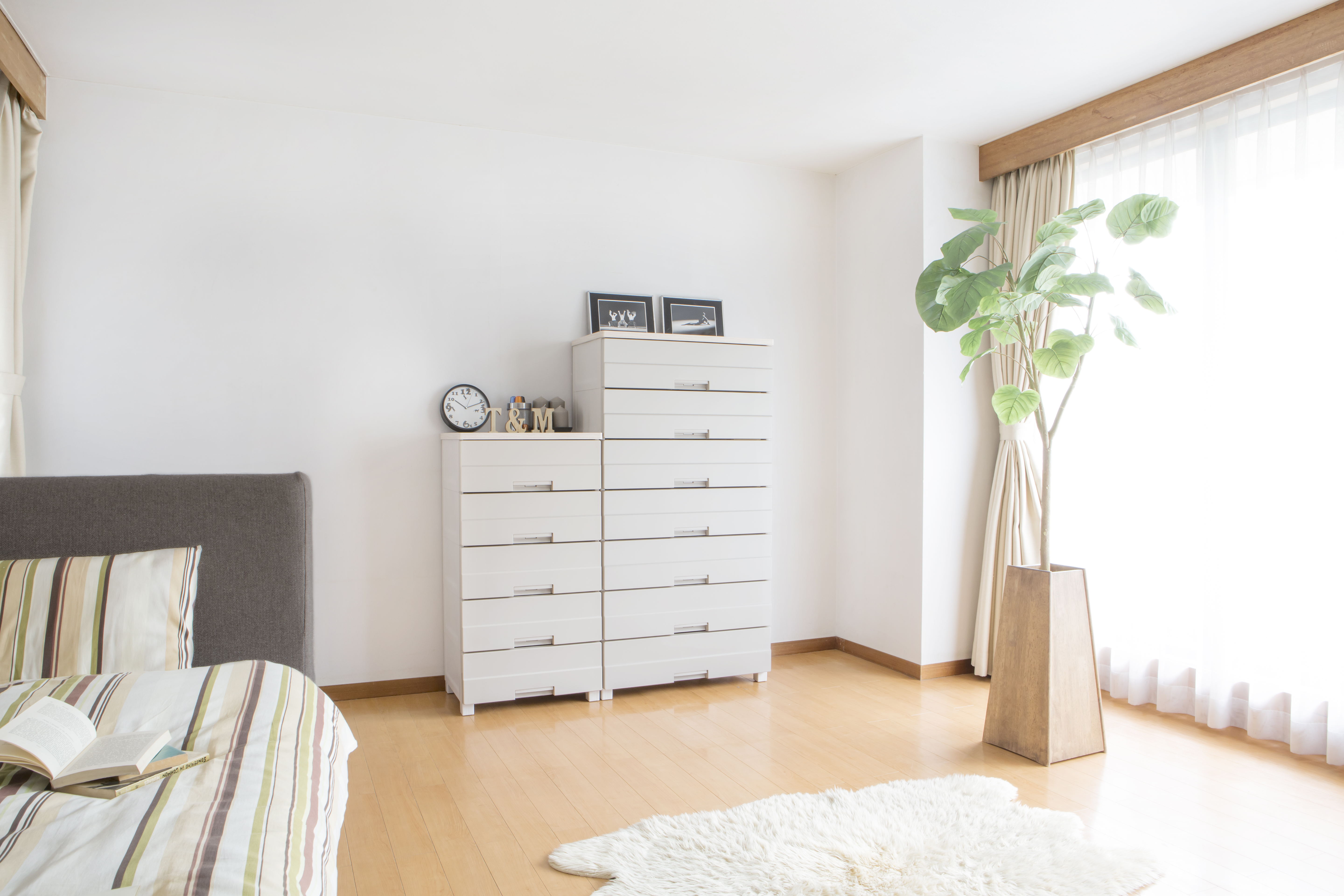 TENMA Tủ Quần Áo Fits Plus Easy JAPAN QUALITY, Lắp Được Bánh Xe, Mặt Tủ Ceramic, Chống Bám Bụi