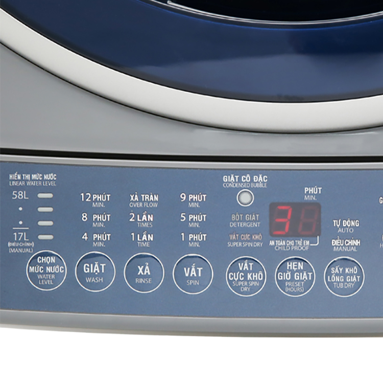 Máy Giặt Cửa Trên Toshiba AW-J920LV-SB (8.2kg) - Hàng Chính hãng