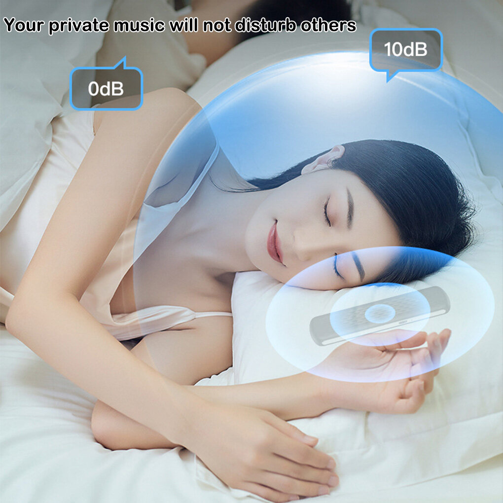 Loa Thanh truyền dẫn dưới gối ngủ, hỗ trợ cải thiện giấc ngủ ngon Music Box Stereo Bass Under Pillow Improve Sleep Travel