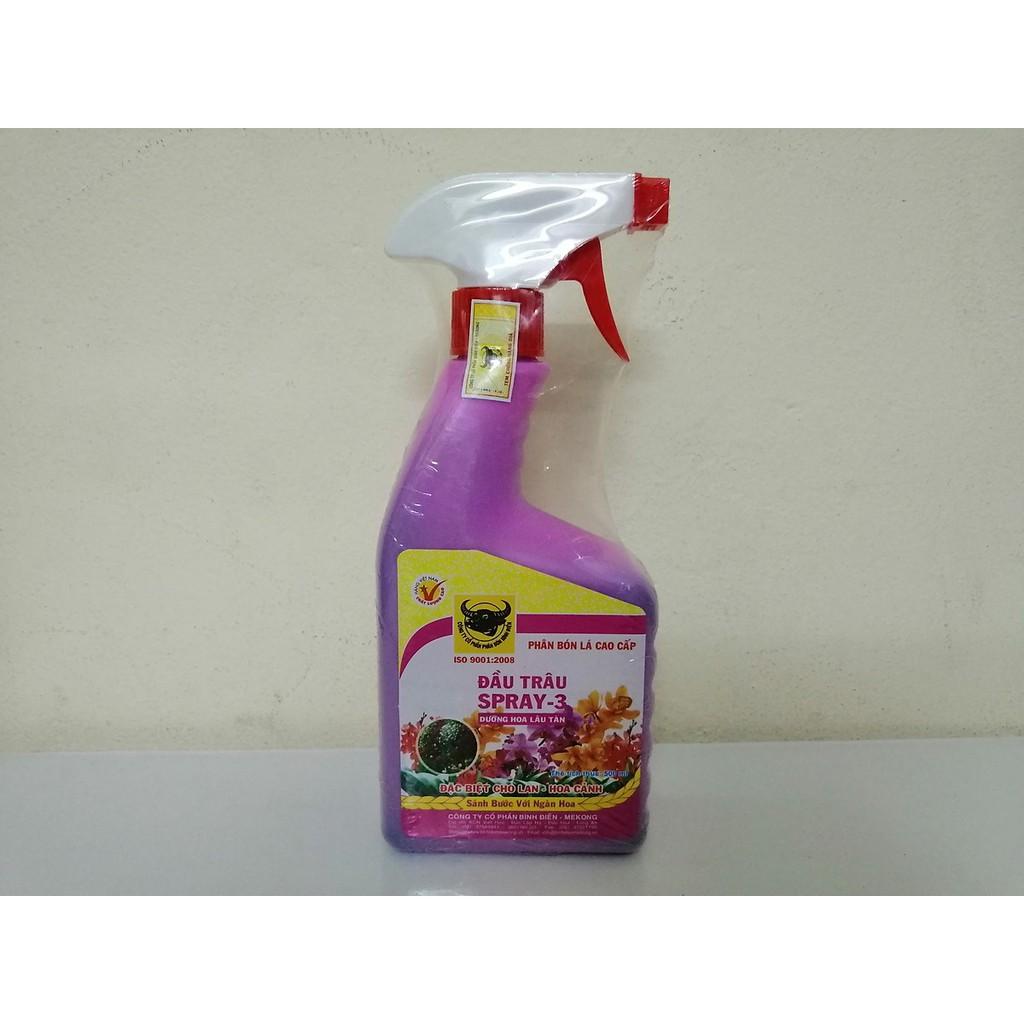 Bộ 3 Hộp Đầu Trâu Spray 1,2,3 Phân Bón Lá Cao Cấp Chuyên Hoa – Cây Kiểng