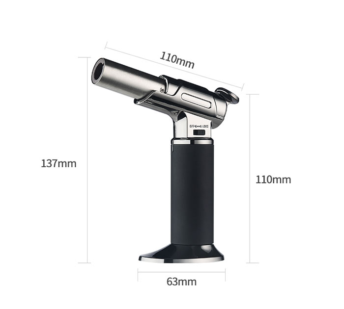 Vỏ Hột Quẹt Bật Lửa Gas Honest BCH-533 Khò Để Bàn 1 Tia Loại Lớn - Nhiều Màu