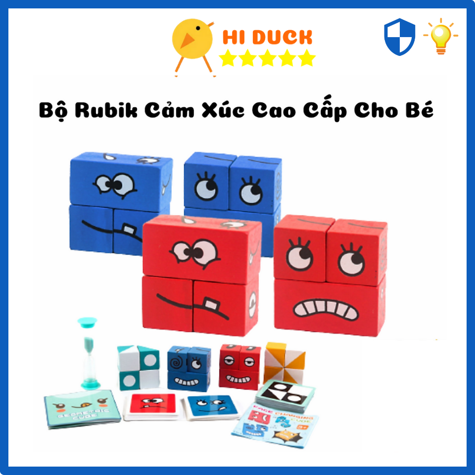 Đồ Chơi Rubik Nhiều Cảm Xúc Cho Bé Rèn Luyện Tư Duy Phản Xạ